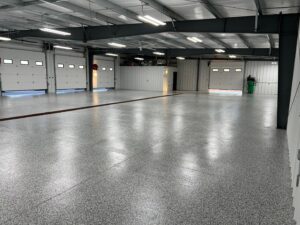 Commercial flooring for large garage